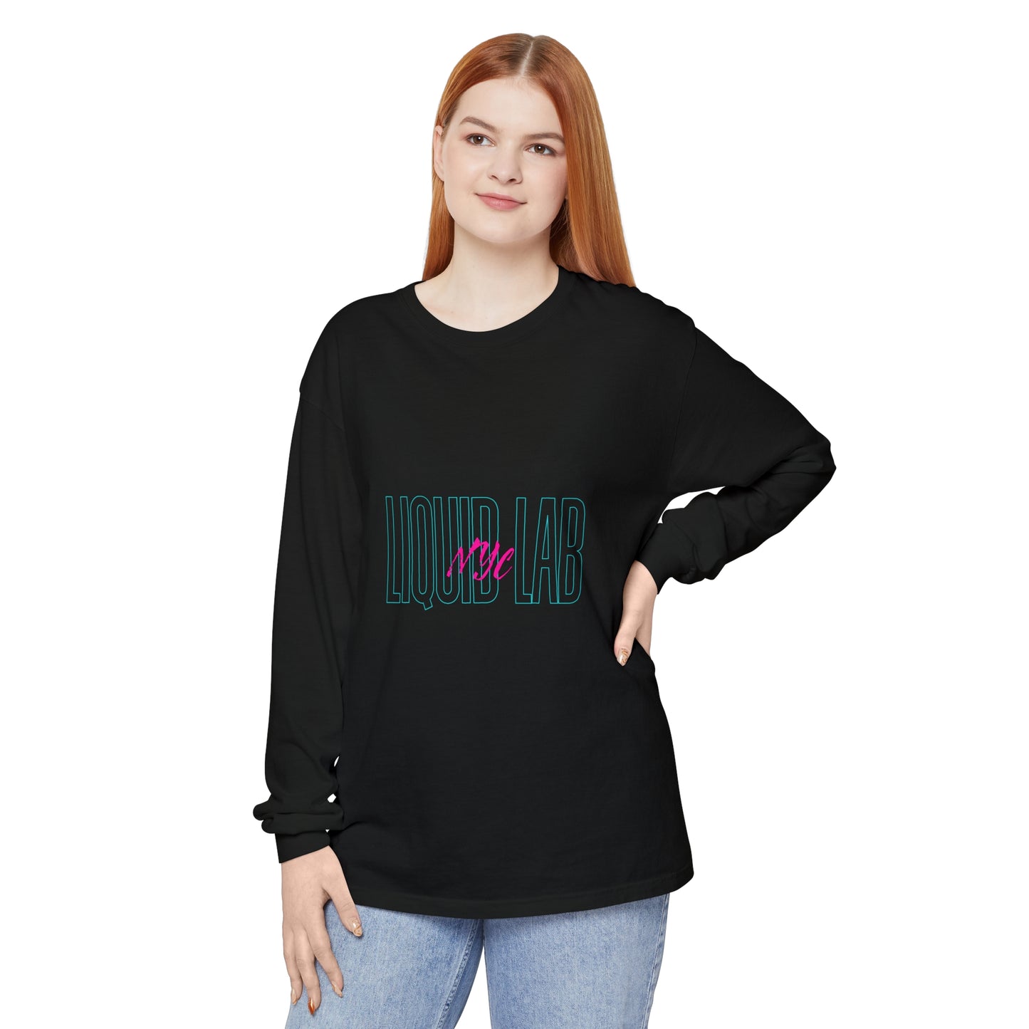 Unisex RETRO Garment-dyed Long Sleeve T-Shirt