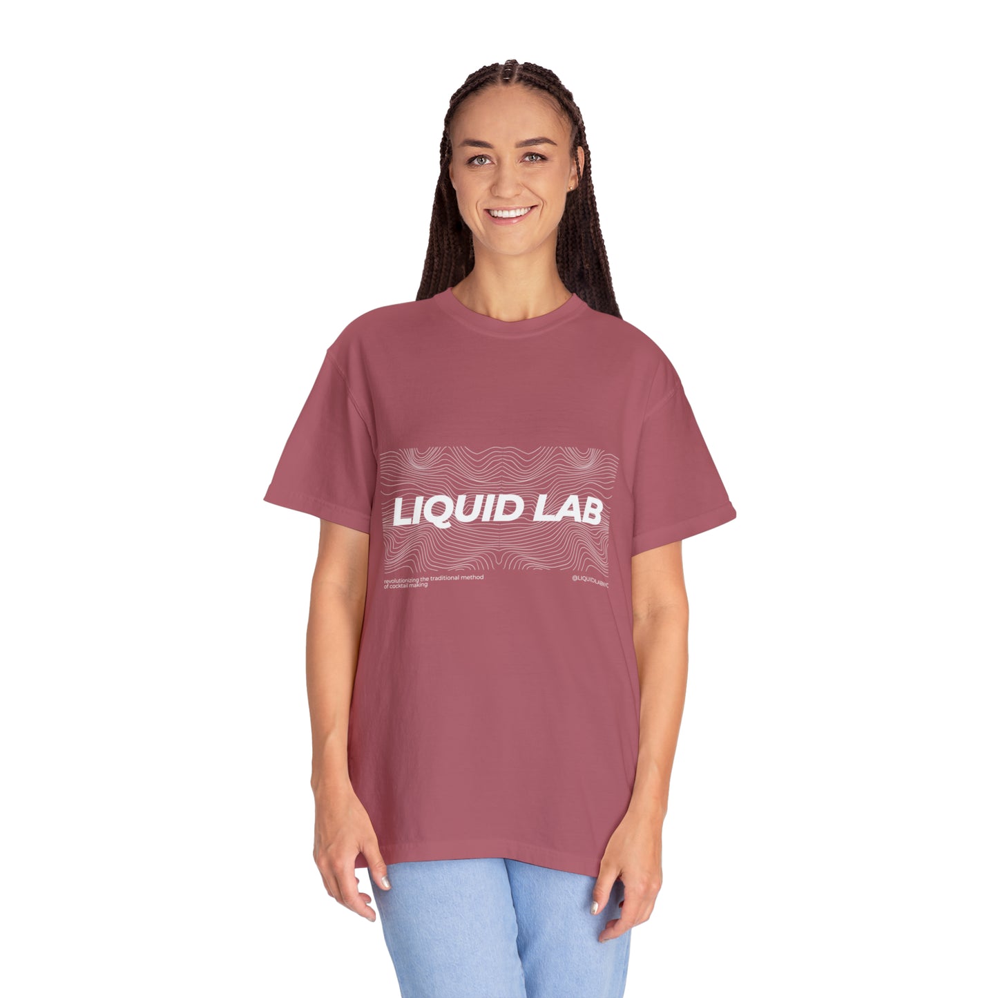 Unisex Garment-Dyed Liquid T-shirt