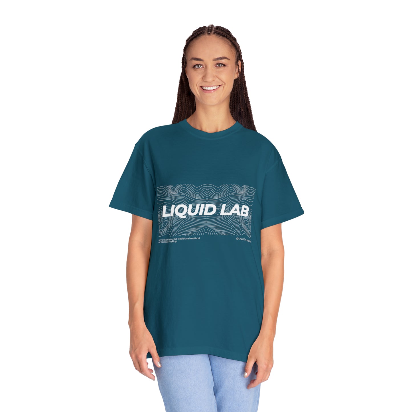 Unisex Garment-Dyed Liquid T-shirt