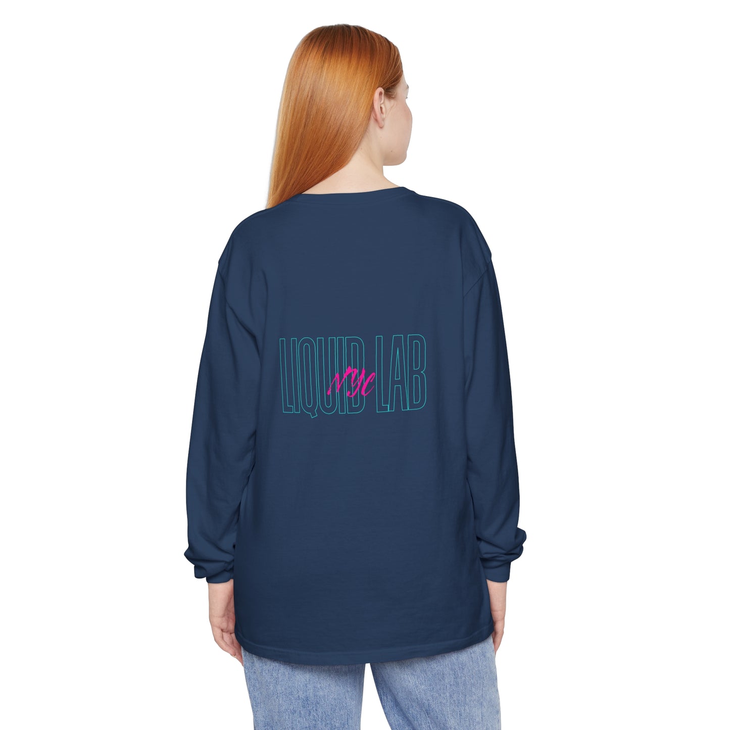 Unisex RETRO Garment-dyed Long Sleeve T-Shirt