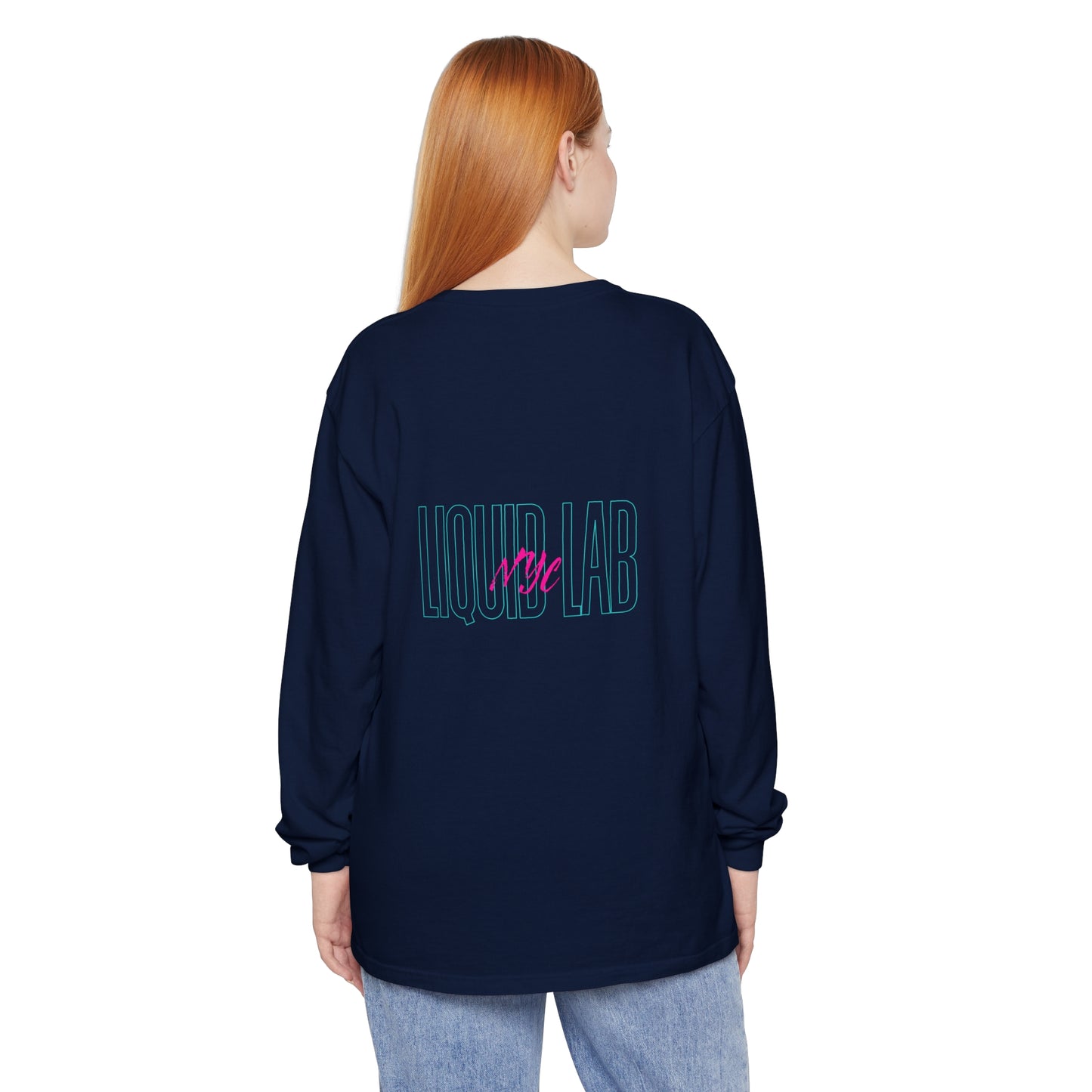 Unisex RETRO Garment-dyed Long Sleeve T-Shirt