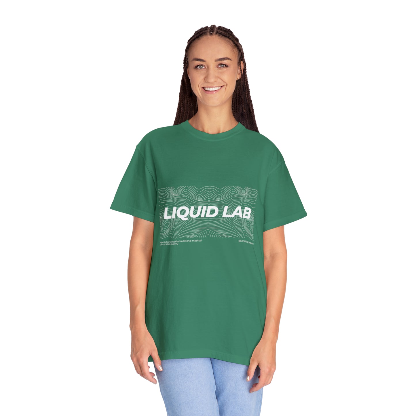 Unisex Garment-Dyed Liquid T-shirt