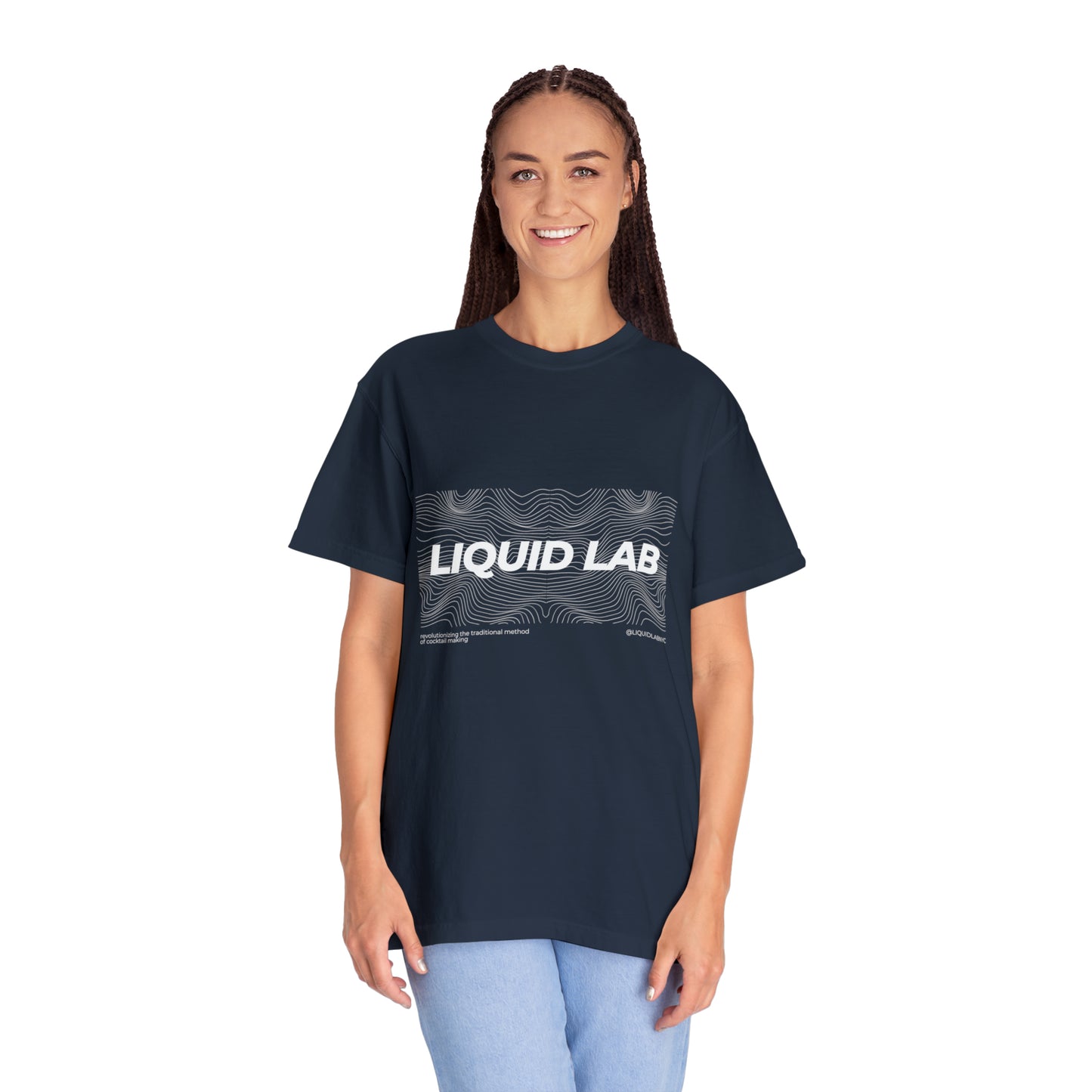 Unisex Garment-Dyed Liquid T-shirt