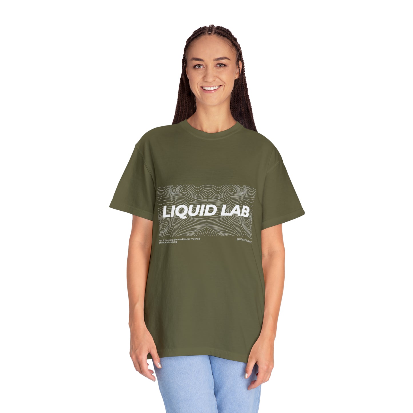 Unisex Garment-Dyed Liquid T-shirt