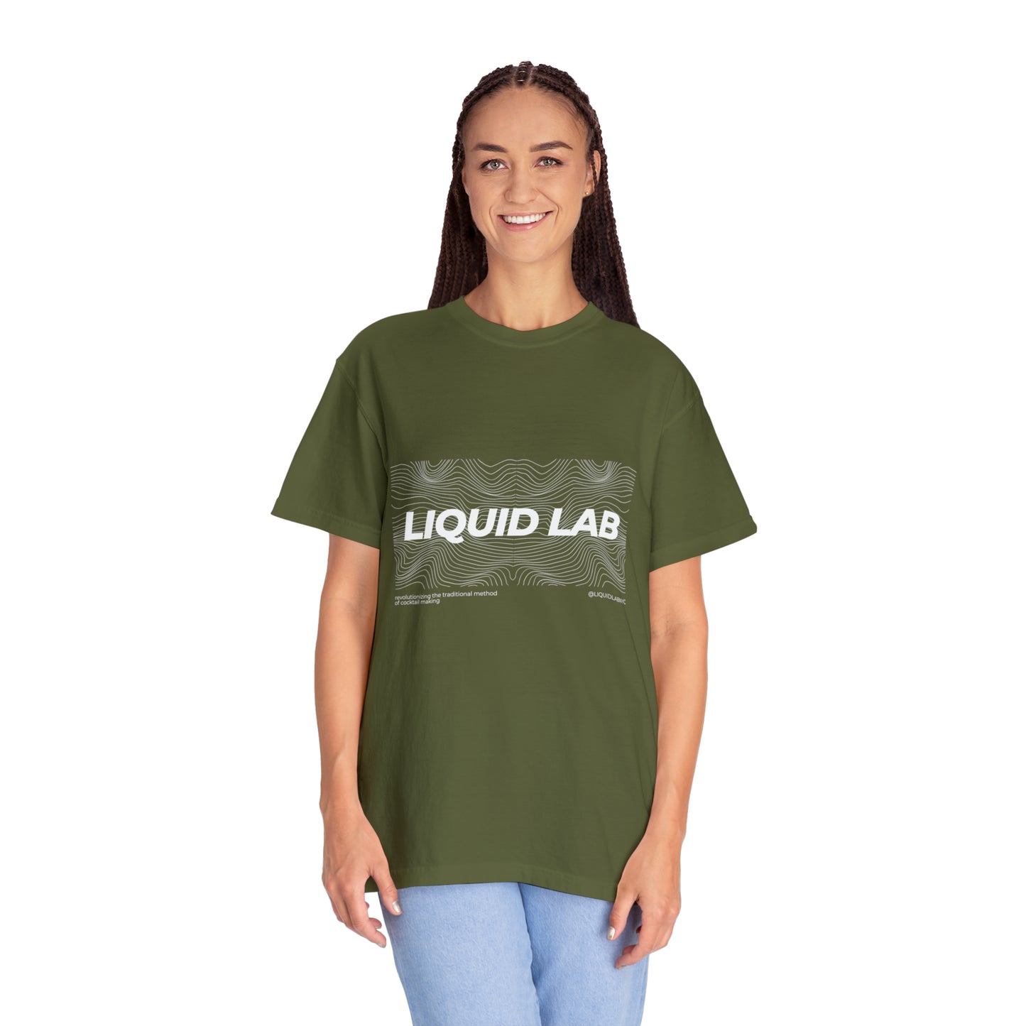 Unisex Garment-Dyed Liquid T-shirt