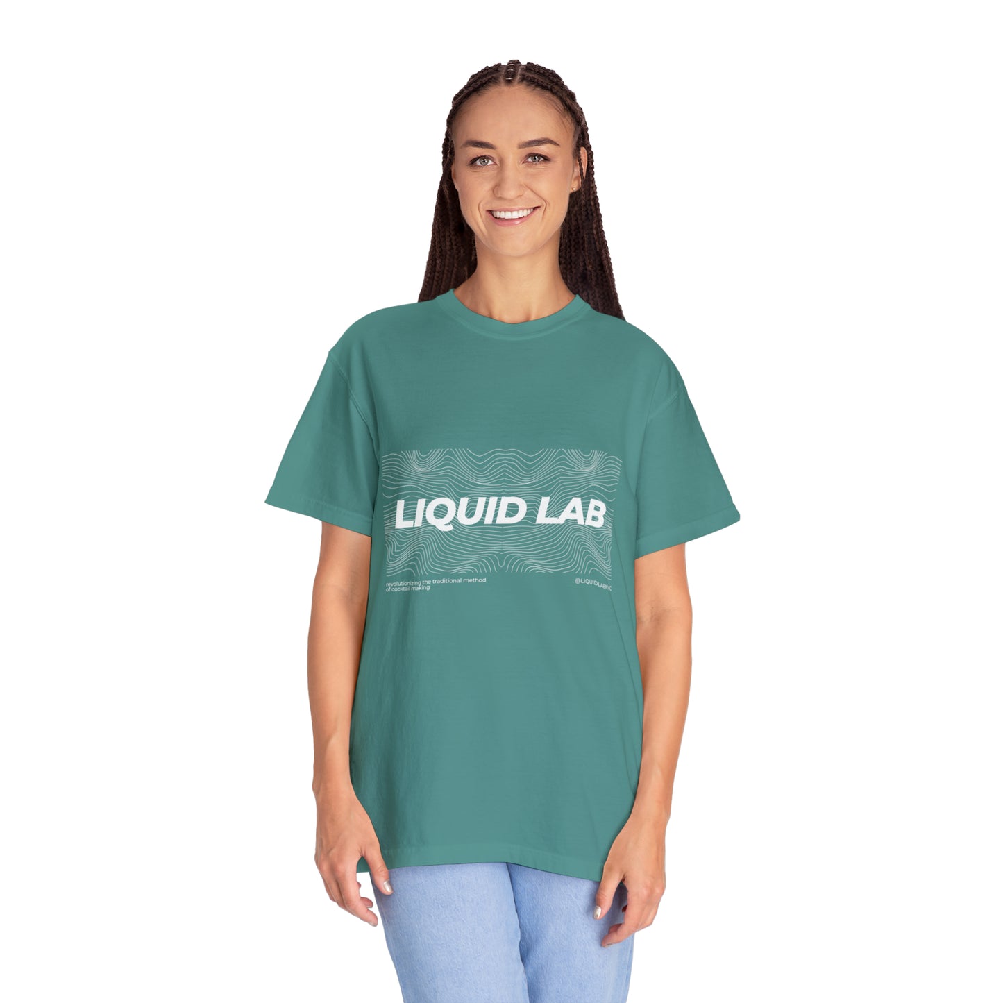 Unisex Garment-Dyed Liquid T-shirt