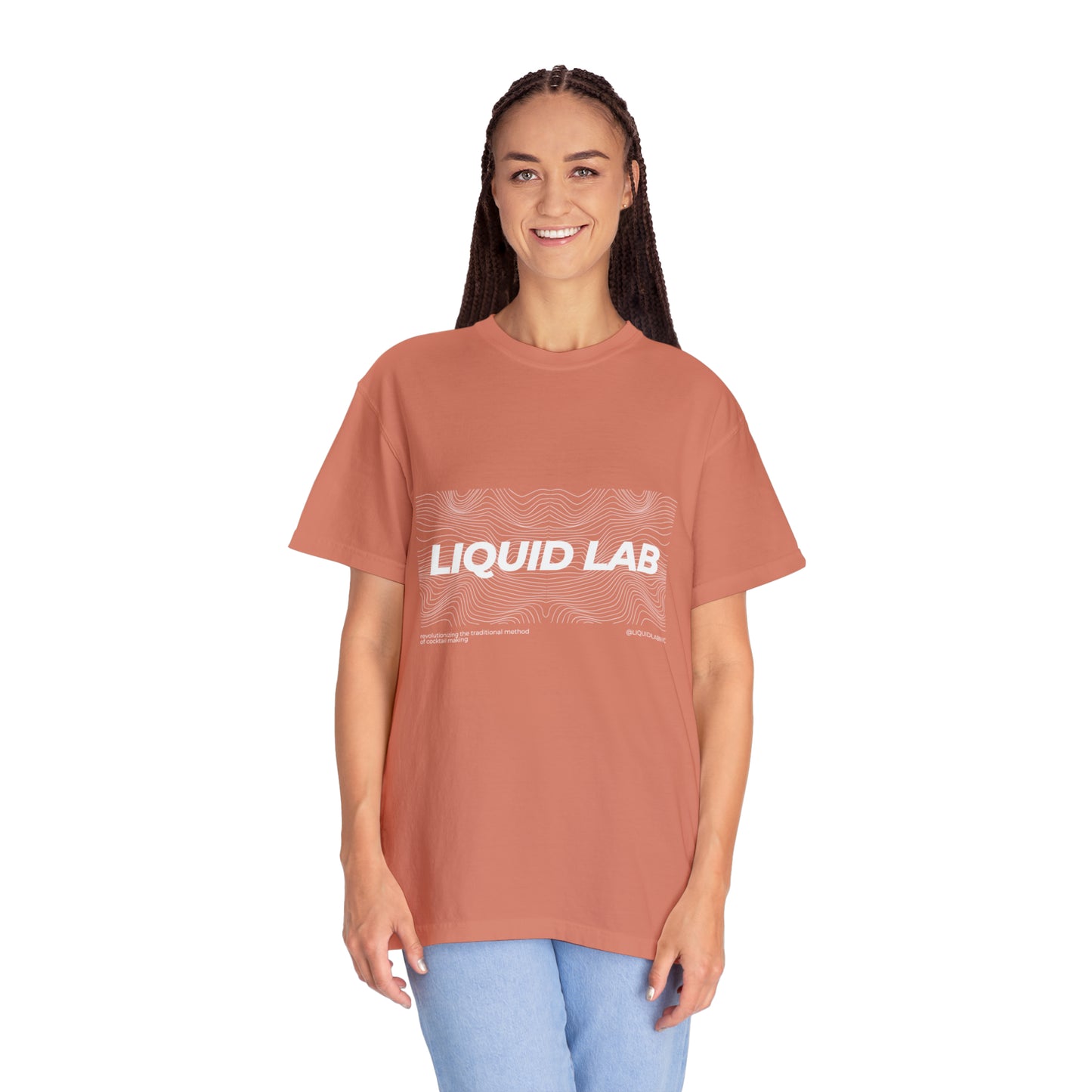 Unisex Garment-Dyed Liquid T-shirt