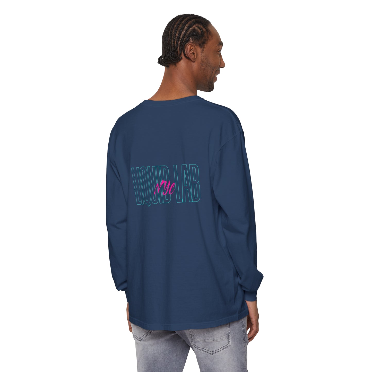 Unisex RETRO Garment-dyed Long Sleeve T-Shirt